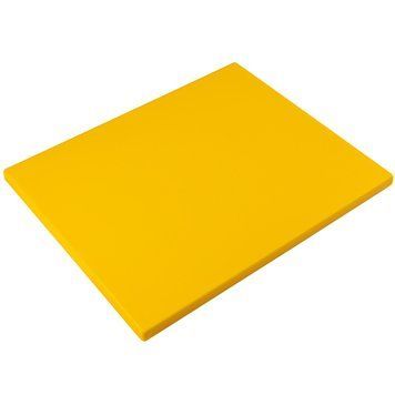 Профессиональная разделочная доска GN 1/2 325х265х12 мм FoREST Resto line (HDPE), с противоскользящими ножками, HACCP желтая 470212ВП фото