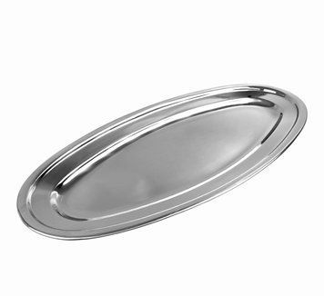 Піднос для риби овальний з нержавіючої сталі One Chef, 51&times;25 см 609148 фото
