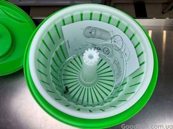 Сушка для зелени и салата ручная зеленая One Chef 12 л 105051 фото