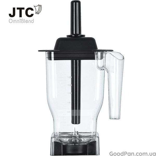 Чаша для блендера JTC, 1.5 л, BPA Free, прозора, вигнута 702010 фото