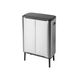 Ведро для мусора Brabantia Touch Bin Bo Hi 2х30 л, матовая сталь с защитой от отпечатков 130649 фото 6