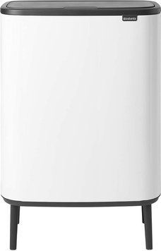 Відро для сміття Brabantia Touch Bin Bo Hi 2х30 л, біле 130601 фото