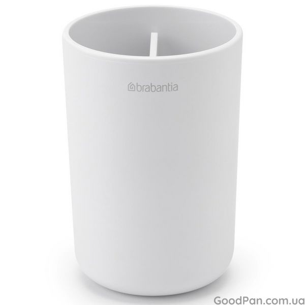 Стакан для зубных щеток Brabantia ReNew 11х7.6 см, белый 280306 фото