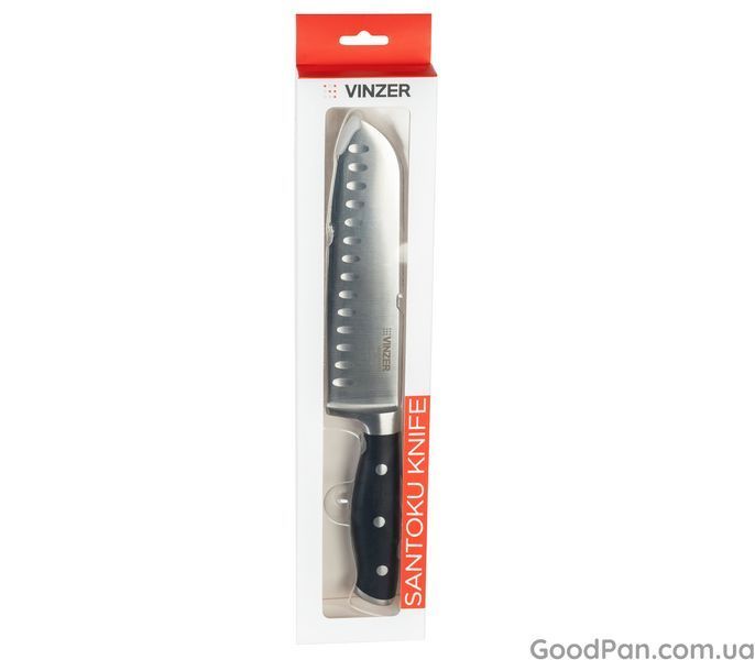 Ніж Santoku Vinzer Classic 17.8 см 50282 фото