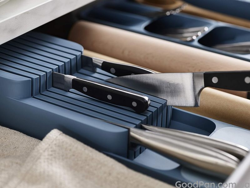 Органайзер на 9 ножей Joseph Joseph Drawer Store синий 85182 фото