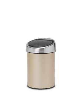 Відро для сміття Brabantia Touch Bin 3 л, пісочне 304668 фото