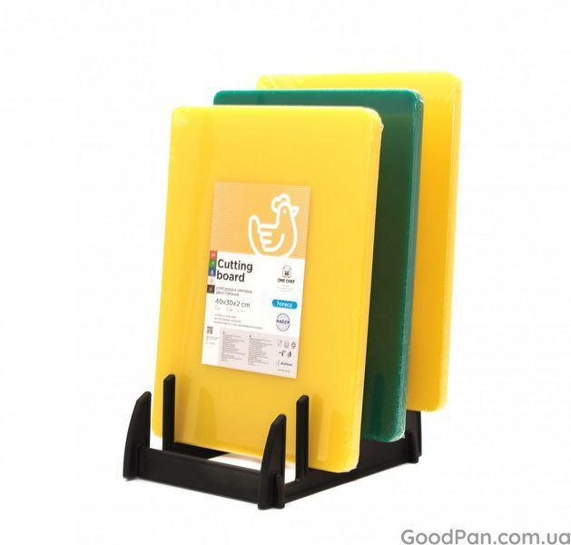Доска разделочная One Chef двусторонняя LDPE 50&times;30&times;2 см, коричневая 113026 фото