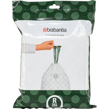 Набір пакетів для сміття Brabantia - R (36 л), 30 шт 115646 фото