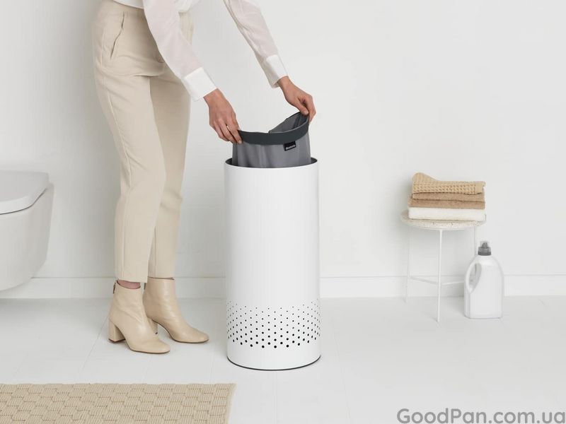 Бак для белья Brabantia 35 л, белый 304866 фото