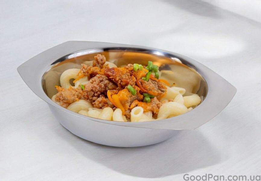 Миска з нержавіючої сталі з ручками One Chef, 450 мл 609152 фото