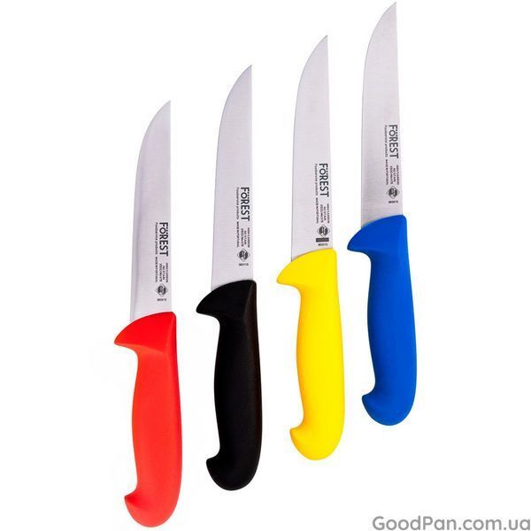 Ніж для обробки м'яса HACCP 15 см з нержавіючої сталі FoREST, жовтий 363315 фото