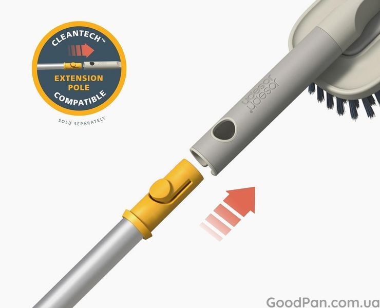 Щітка для очищення плитки та міжплиткових швів Joseph Joseph CleanTech 31&times;10 см 6500022 фото