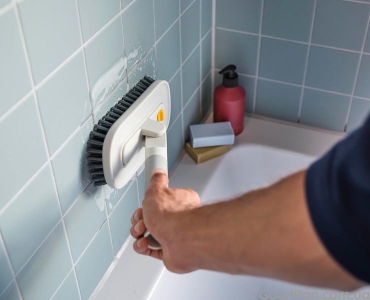 Щітка для очищення плитки та міжплиткових швів Joseph Joseph CleanTech 31&times;10 см 6500022 фото