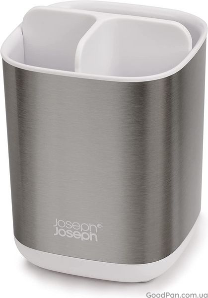 Органайзер для зубных щёток стальной Joseph Joseph Easy Store 3 отсека 70530 фото