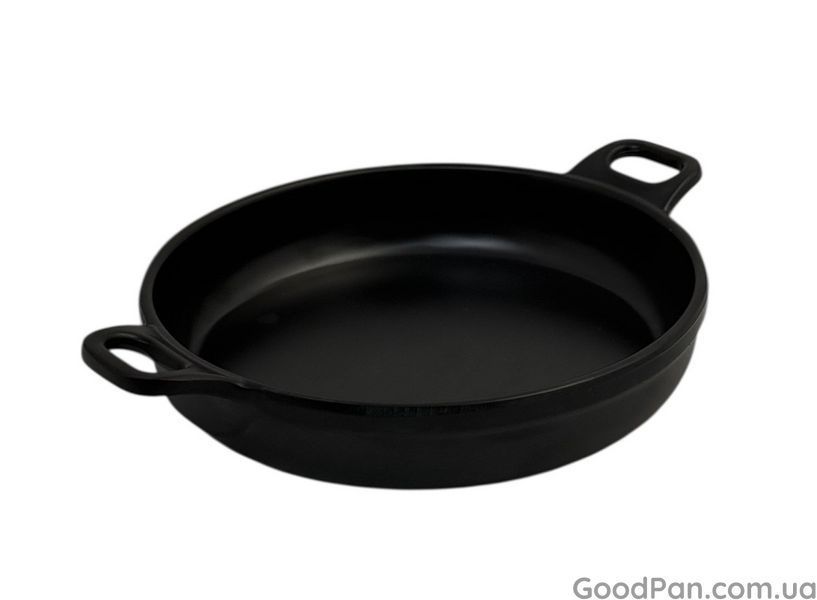 Пательня кругла для подачі з меламіну One Chef чорна матова, діаметр 14 см 606040 фото