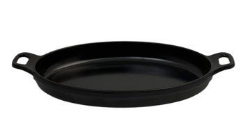 Пательня овальна для подачі з меламіну One Chef чорна матова, 21&times;14 см 606041 фото