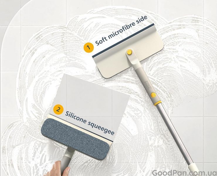 Щітка 2 в 1 для миття скла та дзеркал Joseph Joseph CleanTech 36&times;10&times;6 см 6500014 фото