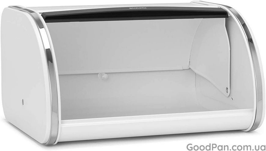 Хлебница Brabantia Roll Top со сдвигающейся крышкой 26.5x31.6x17.3 см, белая 306044 фото