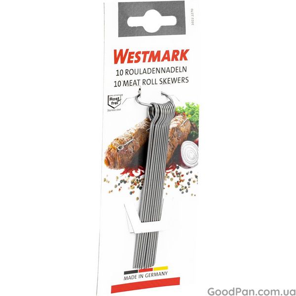 Набір шампурів для м'ясного рулету Westmark 10 шт W10222270 фото