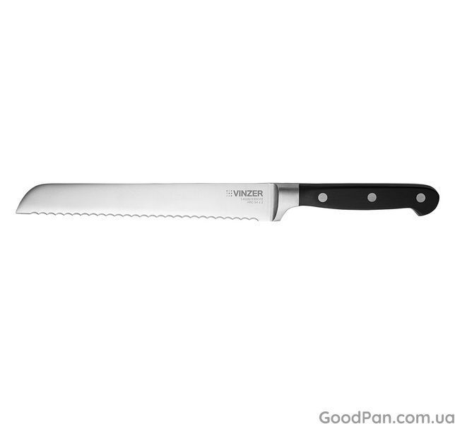Набір ножів у дерев'яній підставці Vinzer Master 9 пр 50111 фото
