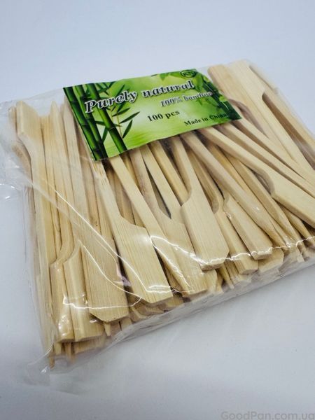 Набір бамбукових шпажок "Весло" One Chef 90 мм, 100 шт 804063 фото