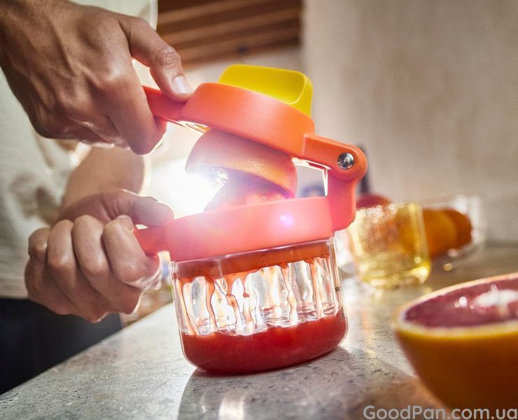 Цитрус-прес з чашею 0.3 л. Joseph Joseph JuiceMax Plus подвійної дії 1000086 фото