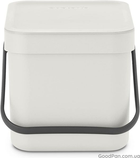 Відро для сміття Brabantia Sort & Go 6 л, сіре 213267 фото