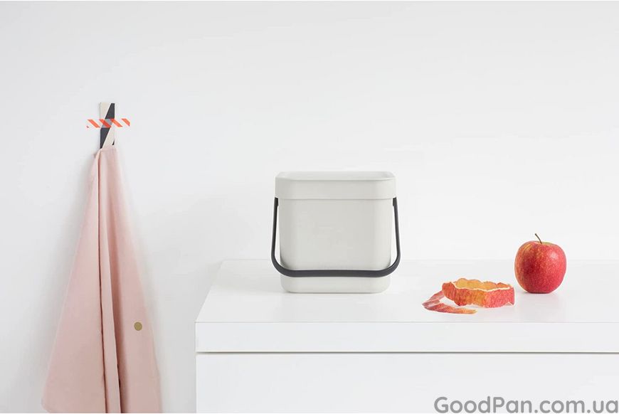 Відро для сміття Brabantia Sort & Go 6 л, сіре 213267 фото