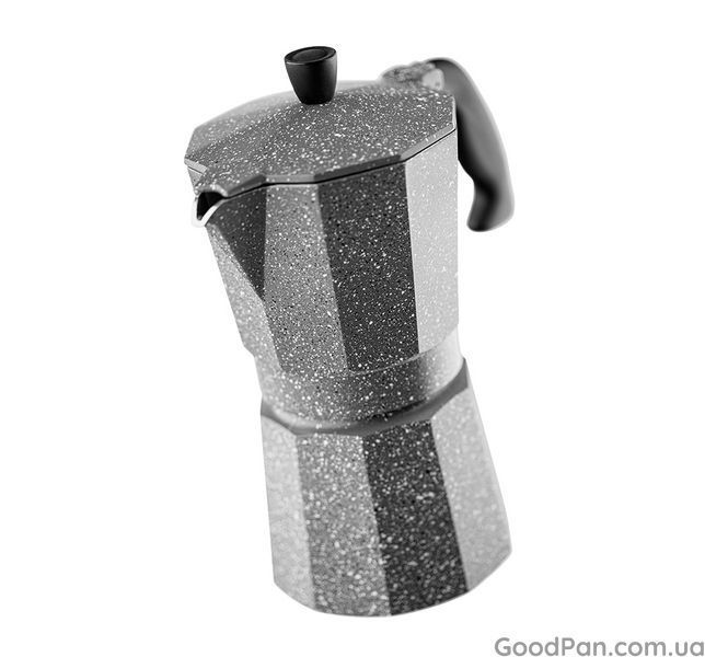 Кавоварка гейзерна Vinzer Moka granito сіра 0.485, на 9 чашок 50399 фото