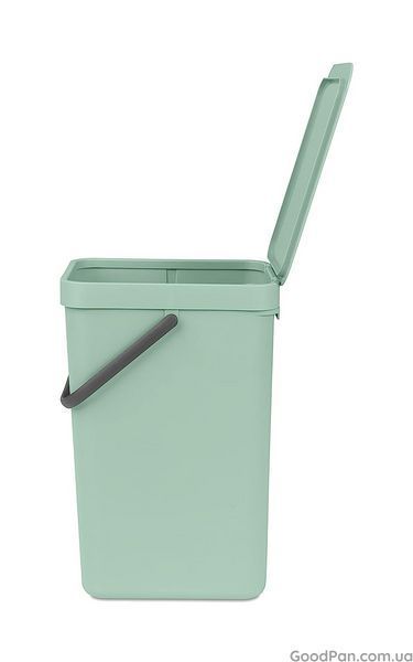 Ведро для мусора Brabantia Sort & Go 16 л, мятное 211867 фото