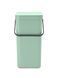 Ведро для мусора Brabantia Sort & Go 16 л, мятное 211867 фото 5