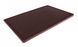 Дошка обробна One Chef HDPE з жолобом 60&times;40&times;1.8 см, 6 протиковзких ніжок, коричнева 113002 фото