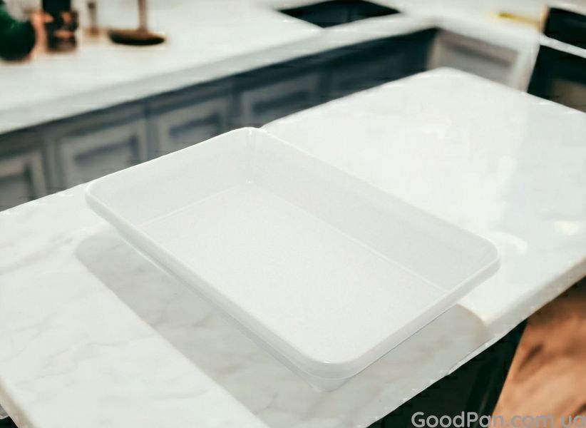 Блюдо для выкладки продуктов из меламина One Chef 39.5&times;30&times;5.5 см, белое 505306 фото
