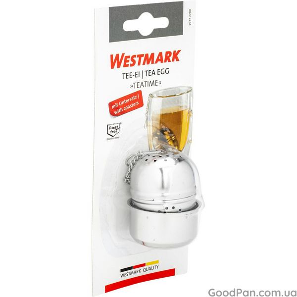 Ситечко для чаю з підставкою Westmark egg W15772280 фото