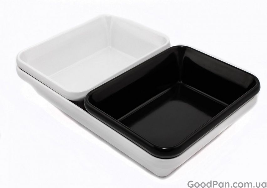 Блюдо для выкладки продуктов из меламина One Chef 20&times;15&times;5.5 см, черное 505308 фото