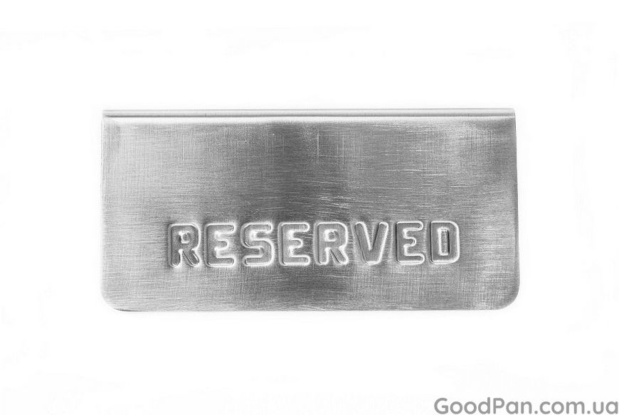 Табличка настільна "RESERVED" One Chef 12х5.3 см 610103 фото