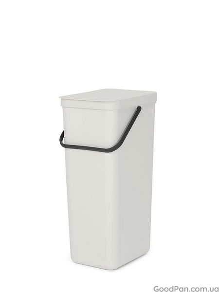 Відро для сміття Brabantia Sort & Go 40 л, сіре 214424 фото