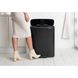 Відро для сміття двосекційне Brabantia Bo Pedal Bin 2x30 л, чорне 211508 фото 5