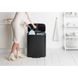 Відро для сміття двосекційне Brabantia Bo Pedal Bin 2x30 л, чорне 211508 фото 3