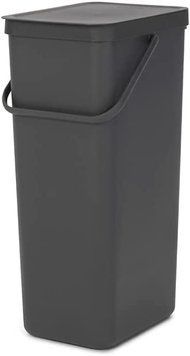 Відро для сміття Brabantia Sort & Go 40 л, темно-сіре 251047 фото