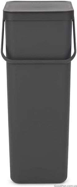 Відро для сміття Brabantia Sort & Go 40 л, темно-сіре 251047 фото