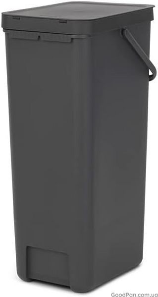 Відро для сміття Brabantia Sort & Go 40 л, темно-сіре 251047 фото