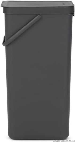 Відро для сміття Brabantia Sort & Go 40 л, темно-сіре 251047 фото