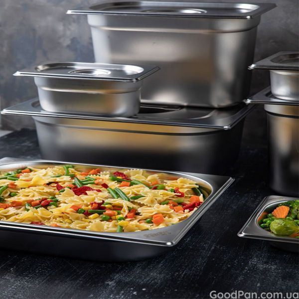 Крышка для гастроемкости из нержавеющей стали 304 AISI FoREST FOOD line GN 1/2 325х265 мм 231200 фото