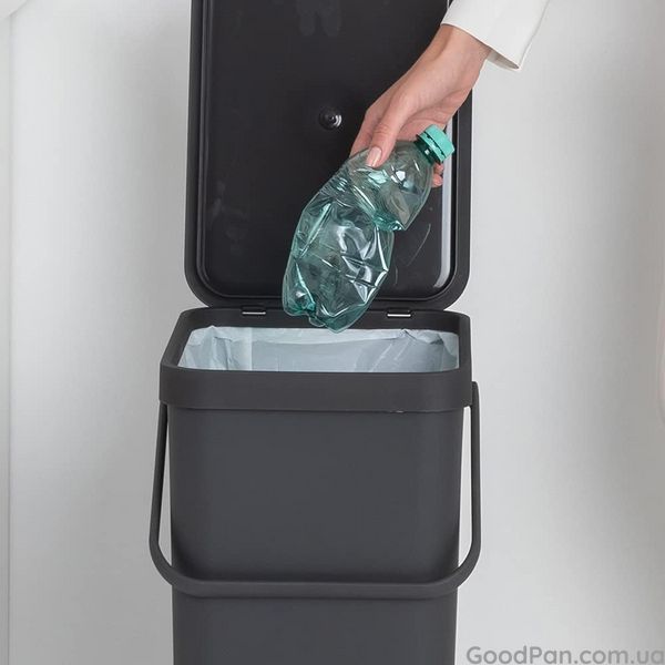 Відро для сміття Brabantia Sort & Go 40 л, темно-сіре 251047 фото