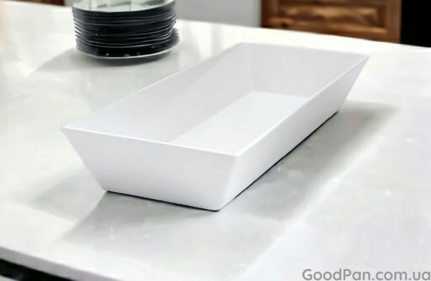 Блюдо прямоугольное из меламиOne Chef на 49.7&times;19.3&times;7.5 см, белое 505702 фото