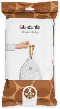 Набор пакетов для мусора Brabantia - X (10 - 12 л), 40 шт 138041 фото